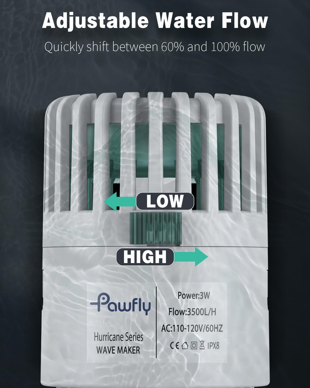 Pawfly gros plan ventouse illustrant fixation solide et stabilité
