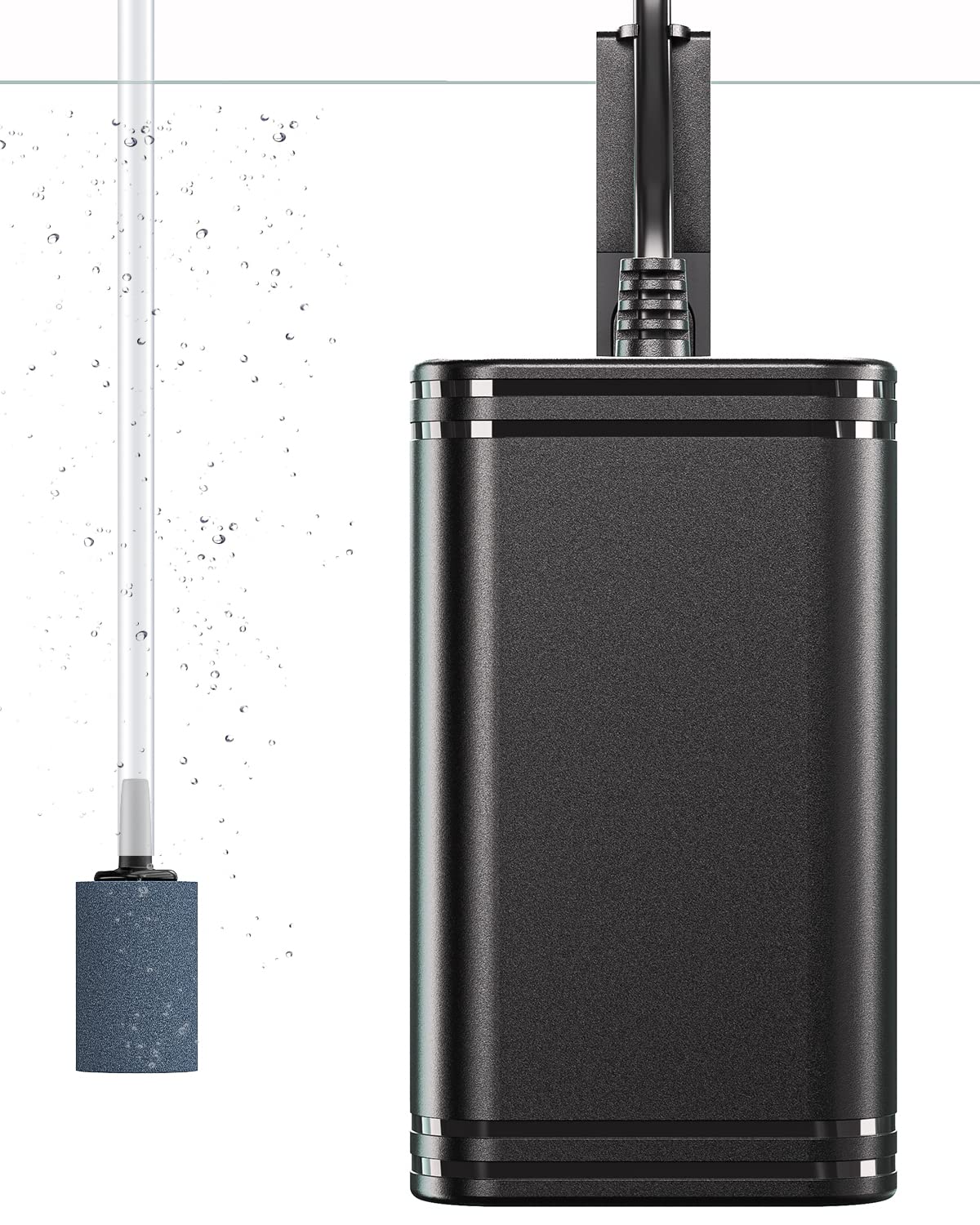 Pawfly pompe face avant montrant design compact et bénéfice gain de place