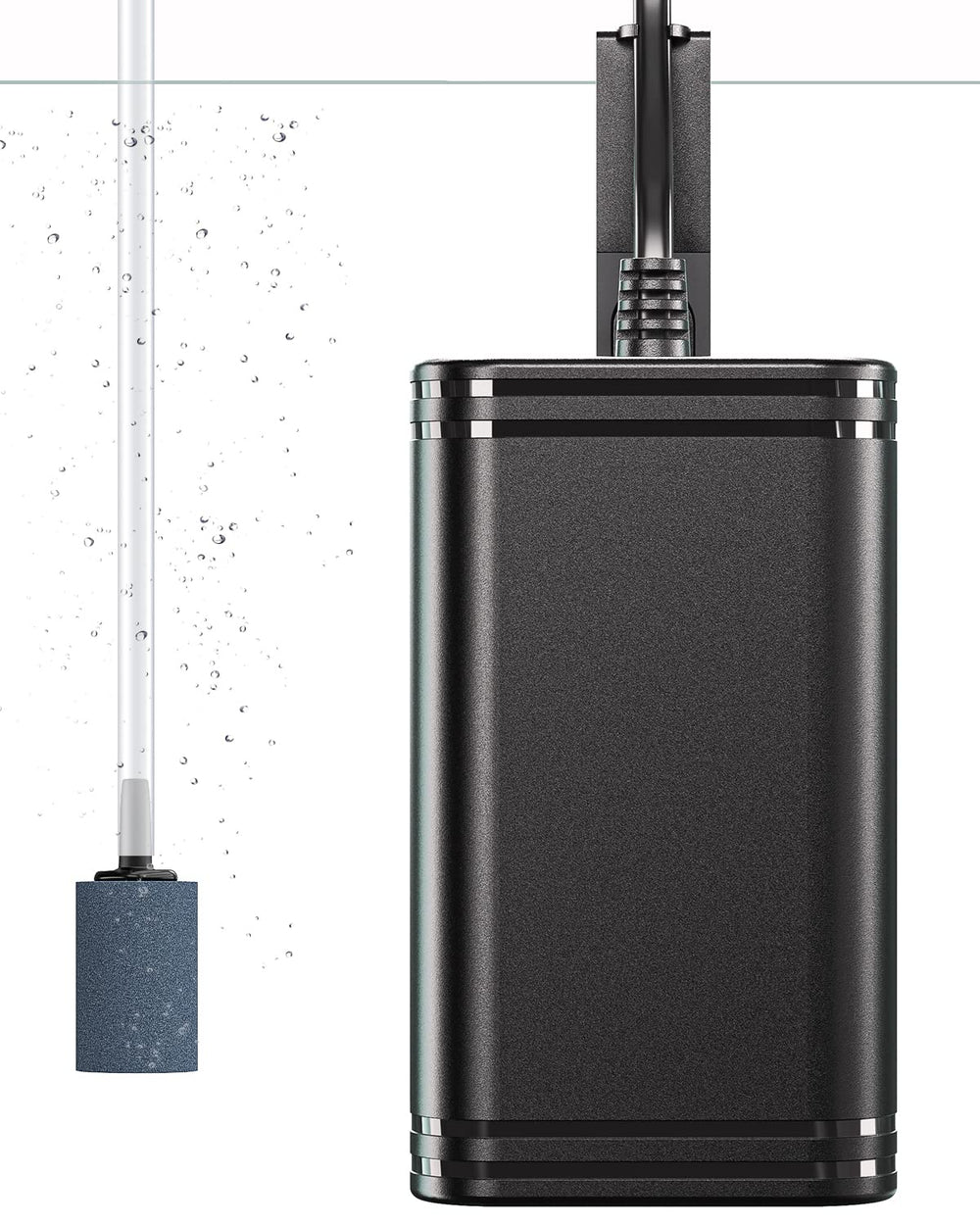 Pawfly pompe face avant montrant design compact et bénéfice gain de place