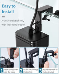 Pawfly support fixation clipsable illustrant montage simple et stable