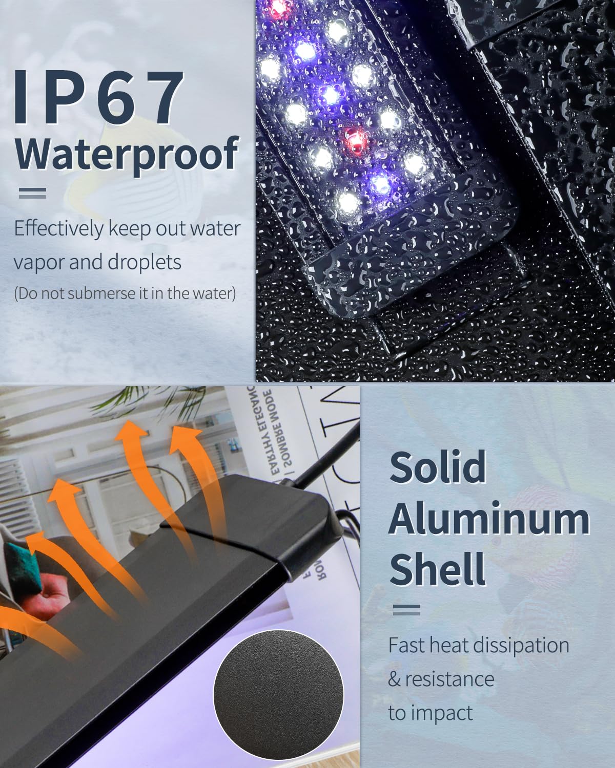 Pawfly boutons B W M pour réglage d'intensité facile et contrôle rapide