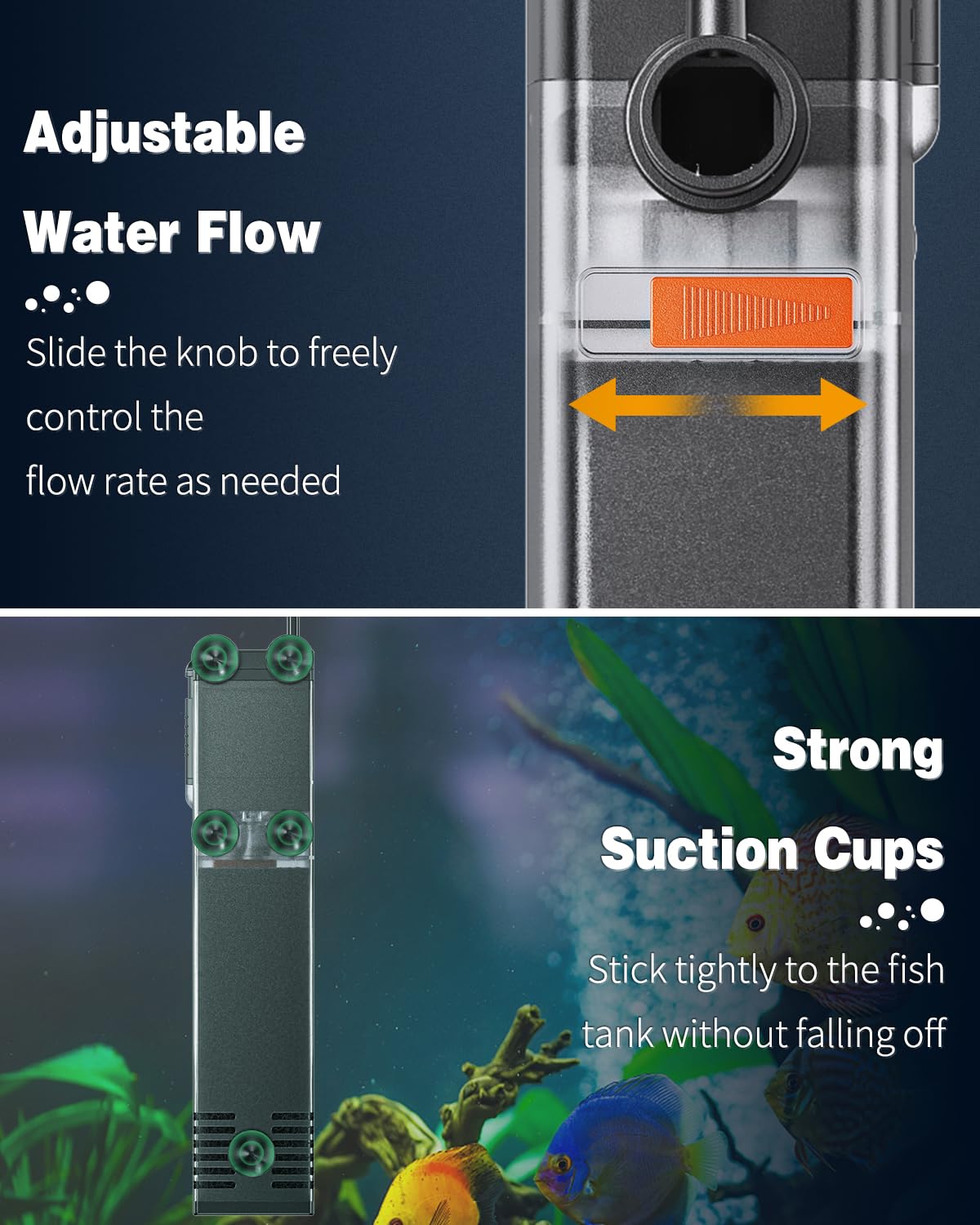 Pawfly sortie d'eau réglable illustrant contrôle du débit et circulation ciblée
