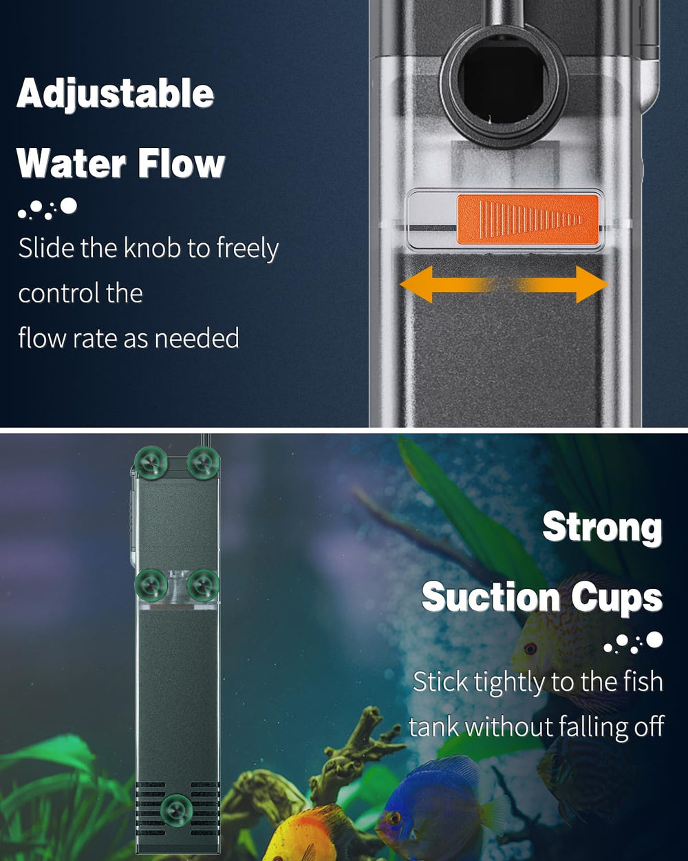 Pawfly sortie d'eau réglable illustrant contrôle du débit et circulation ciblée
