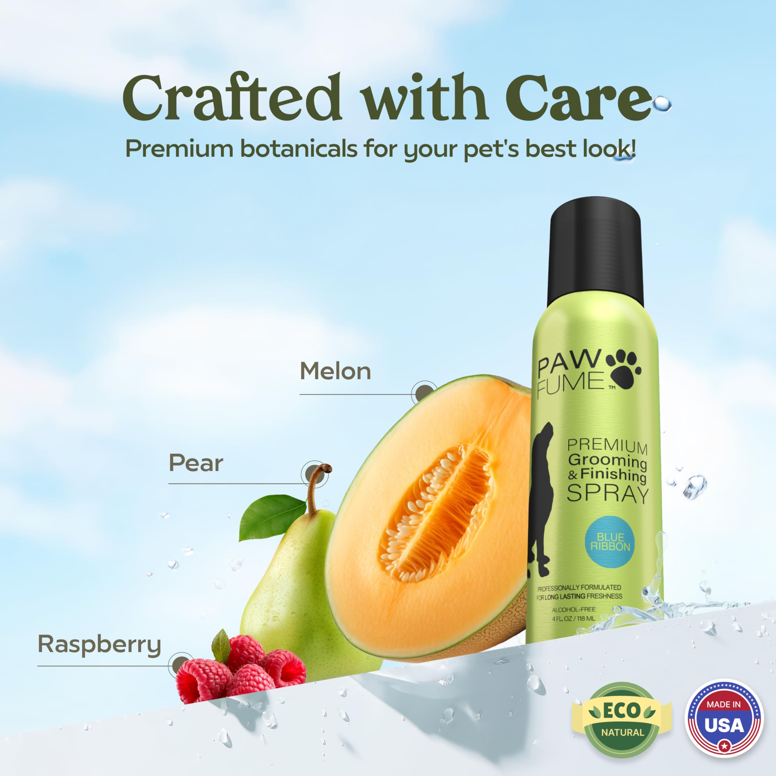 PAWFUME chien avant et après toilettage montrant pelage plus lisse