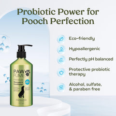 Paw Fume mousse onctueuse illustrant nettoyage doux et hydratation