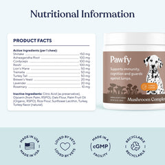 Gros plan Pawfy sur texture du chew montrant tendreté et appétence
