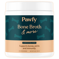 Pawfy emballage avant montrant le pot pratique et le format 150 g bénéfique