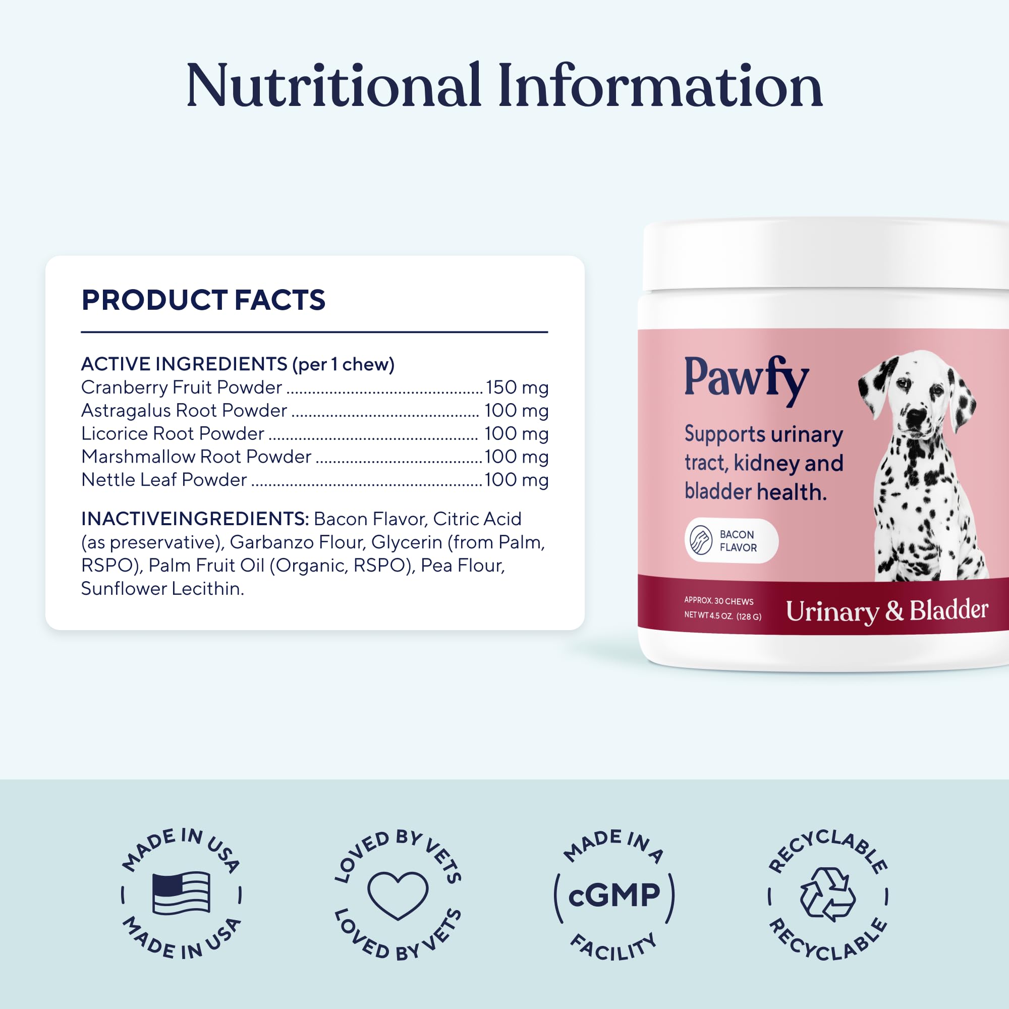 Pawfy poudre mélangée à la nourriture pour intégration quotidienne simple