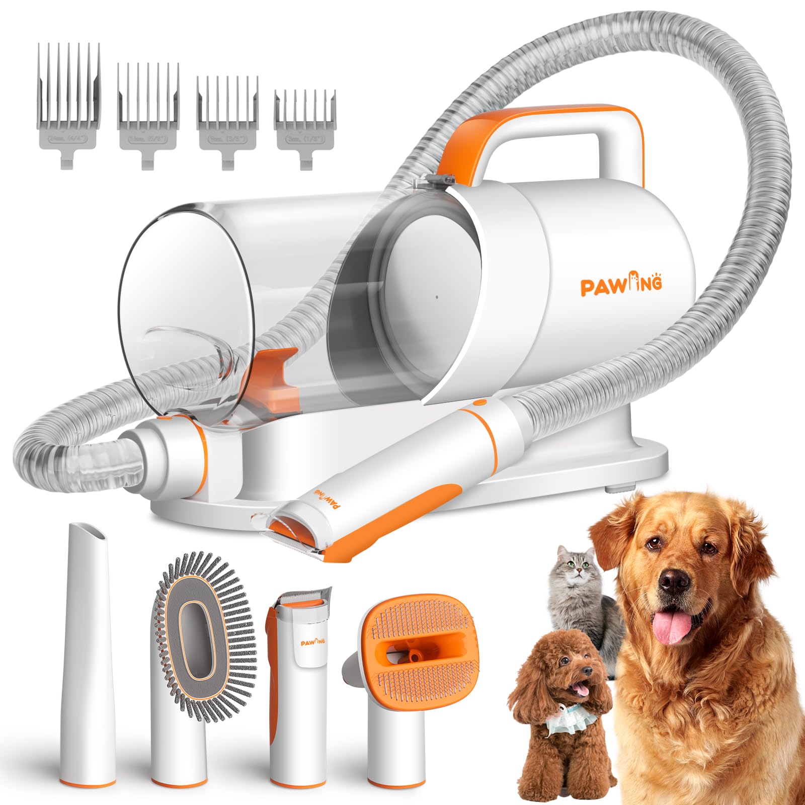 PAWING face avant montrant commandes faciles et design compact bénéfique