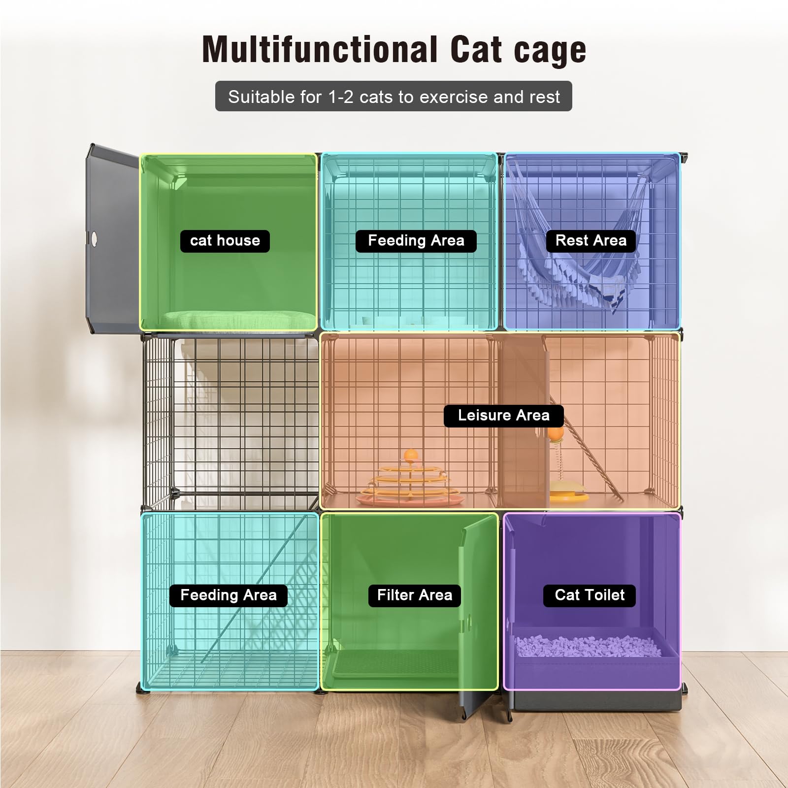 PAWING maisonnette opaque montrant coin repos intime et protection