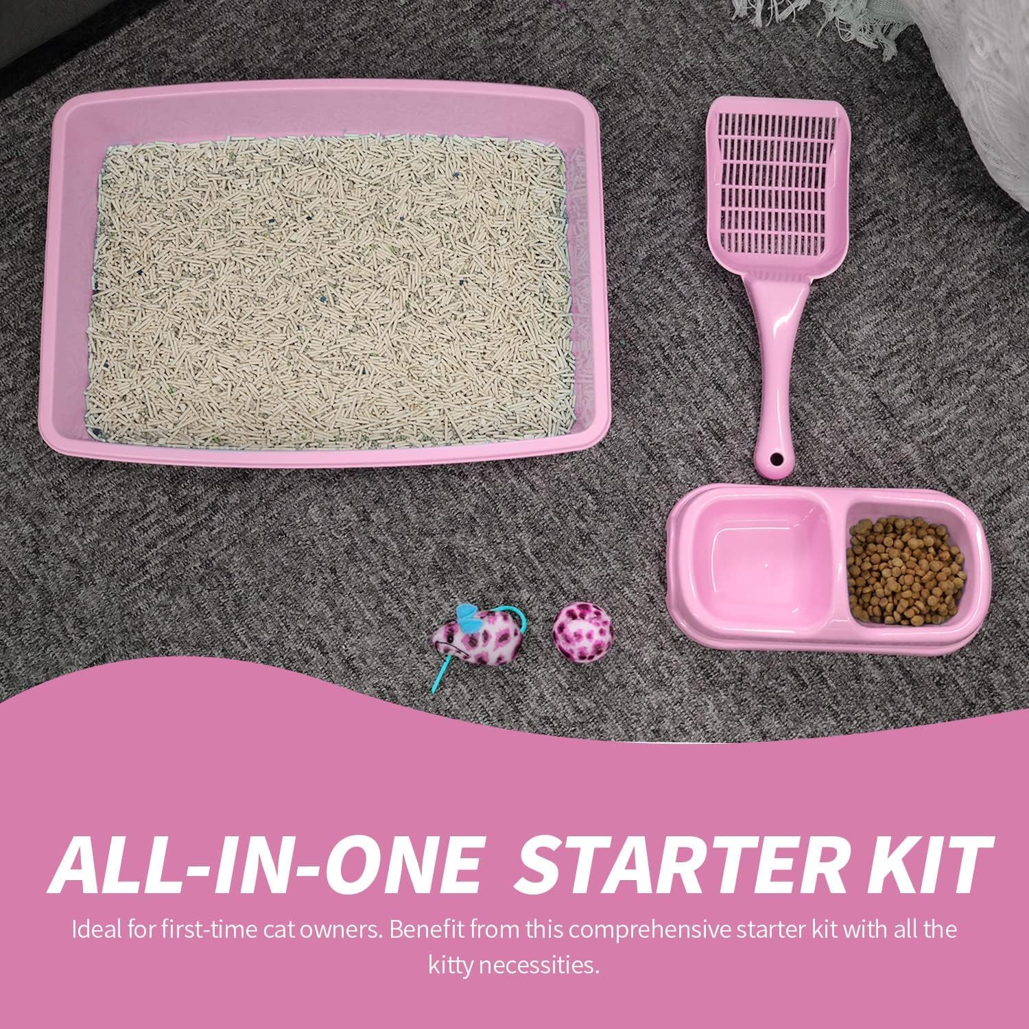 PAWISE jouets souris et balle encouragent le jeu et la stimulation du chaton