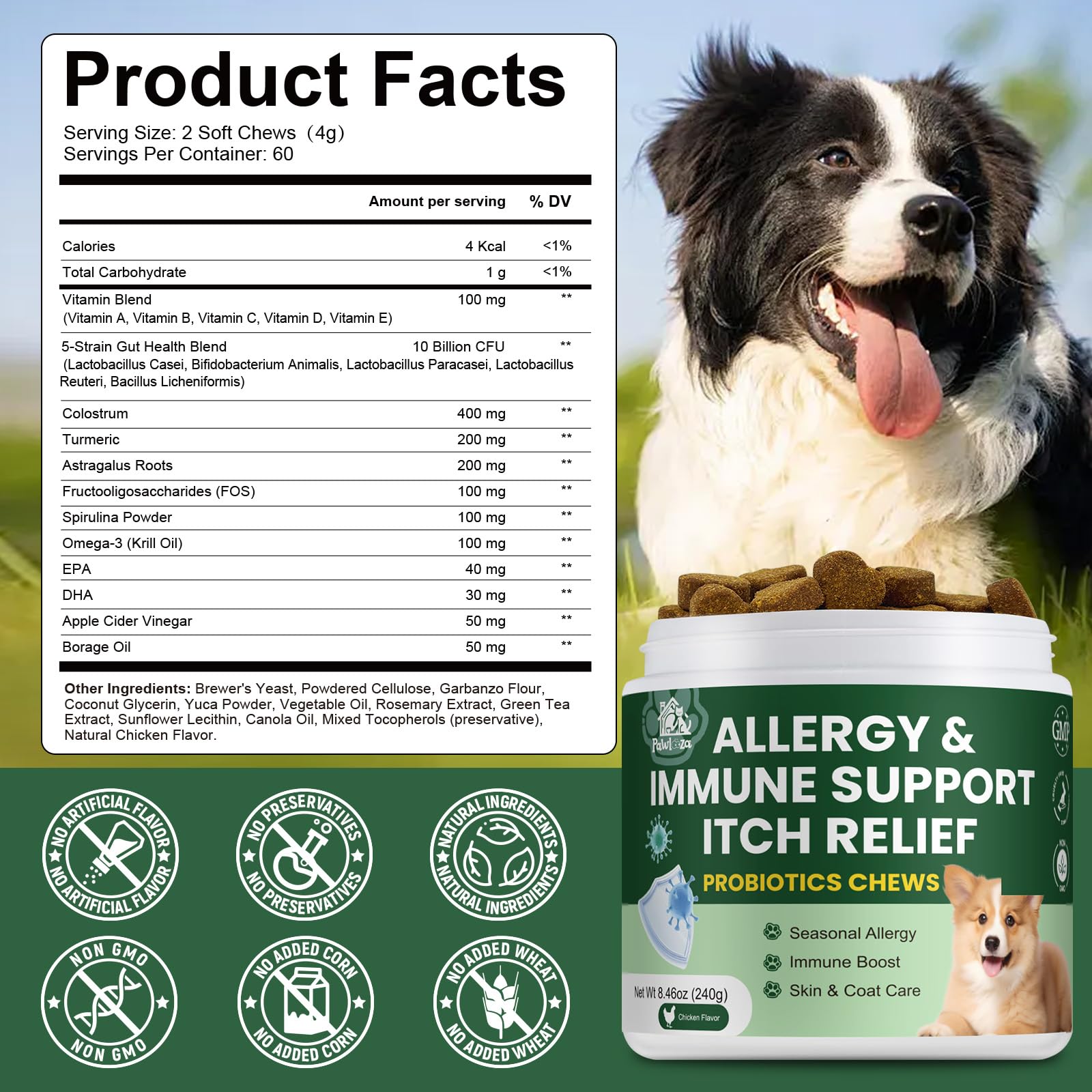Pawlooza comparaison de taille des masticables pour posologie claire