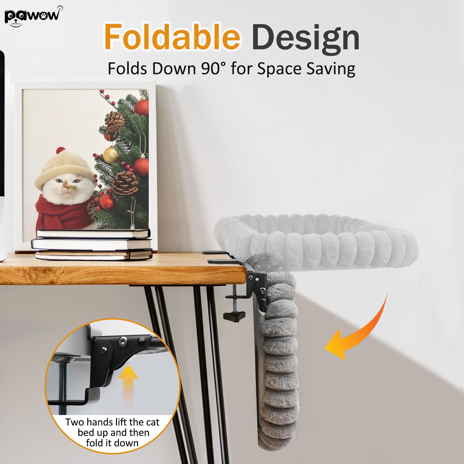 Pawow hamac détail tissu fausse fourrure confortable pour chaleur