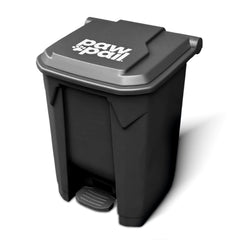 PawPail station extérieure face montrant design compact et gain d'espace