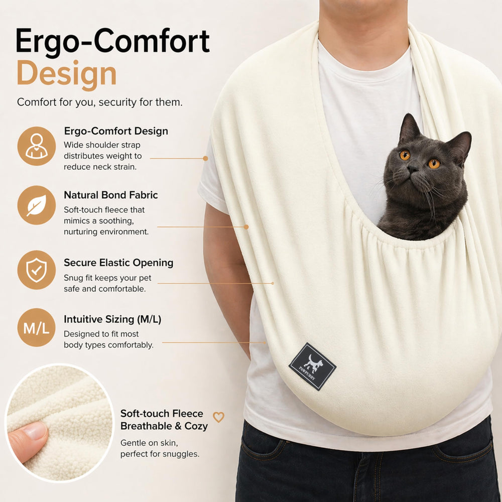 PAWPUBBY comparaison d’échelle pour montrer capacité 3–13 lbs