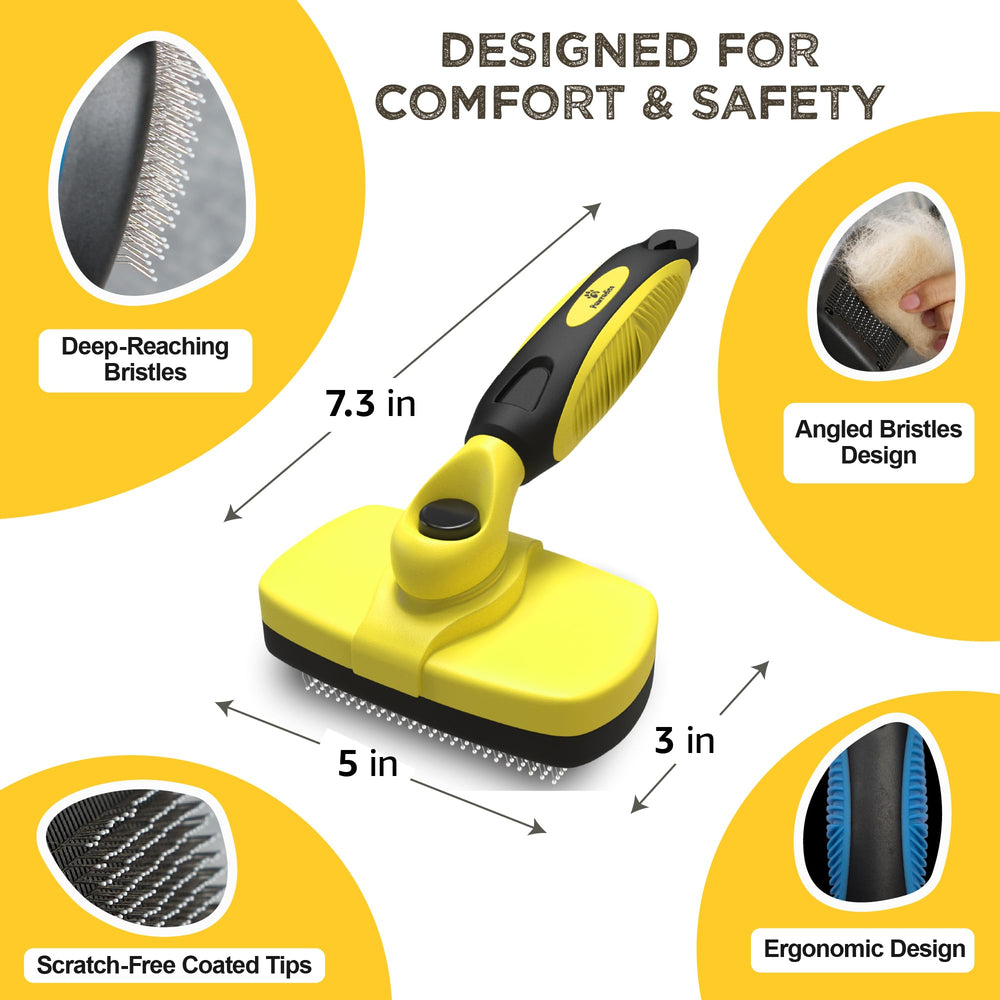 Pawradise poignée ergonomique en main, prise confortable pour brossage prolongé