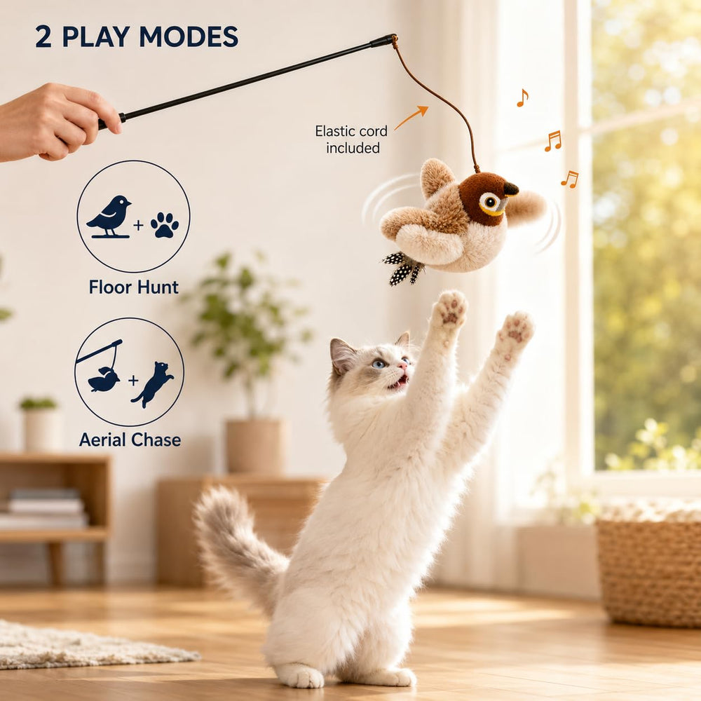 Paws Power accessoires comprenant câble USB, cordon élastique et catnip