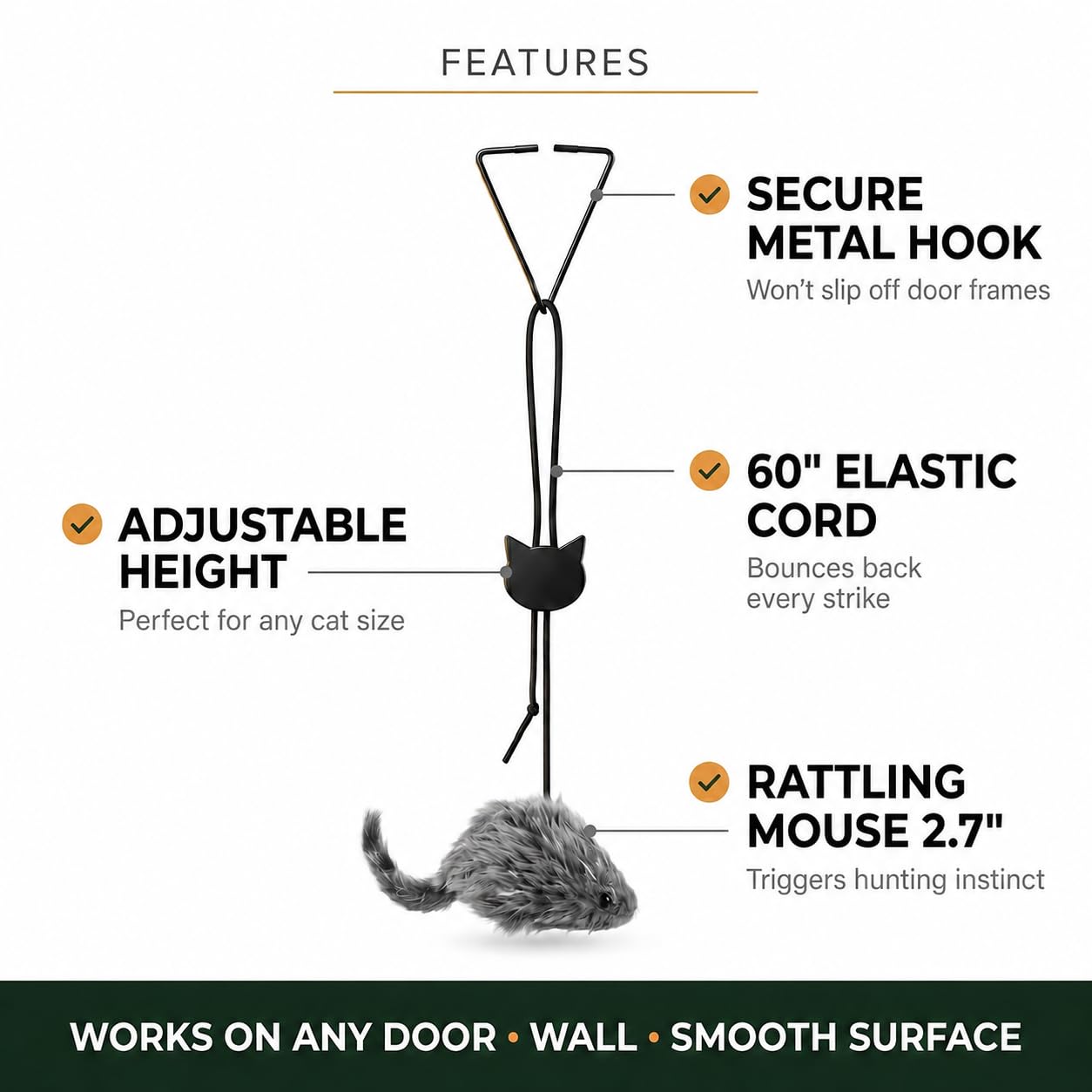 Paws Power gros plan de la souris plumeuse, matière réaliste pour éveiller l'instinct