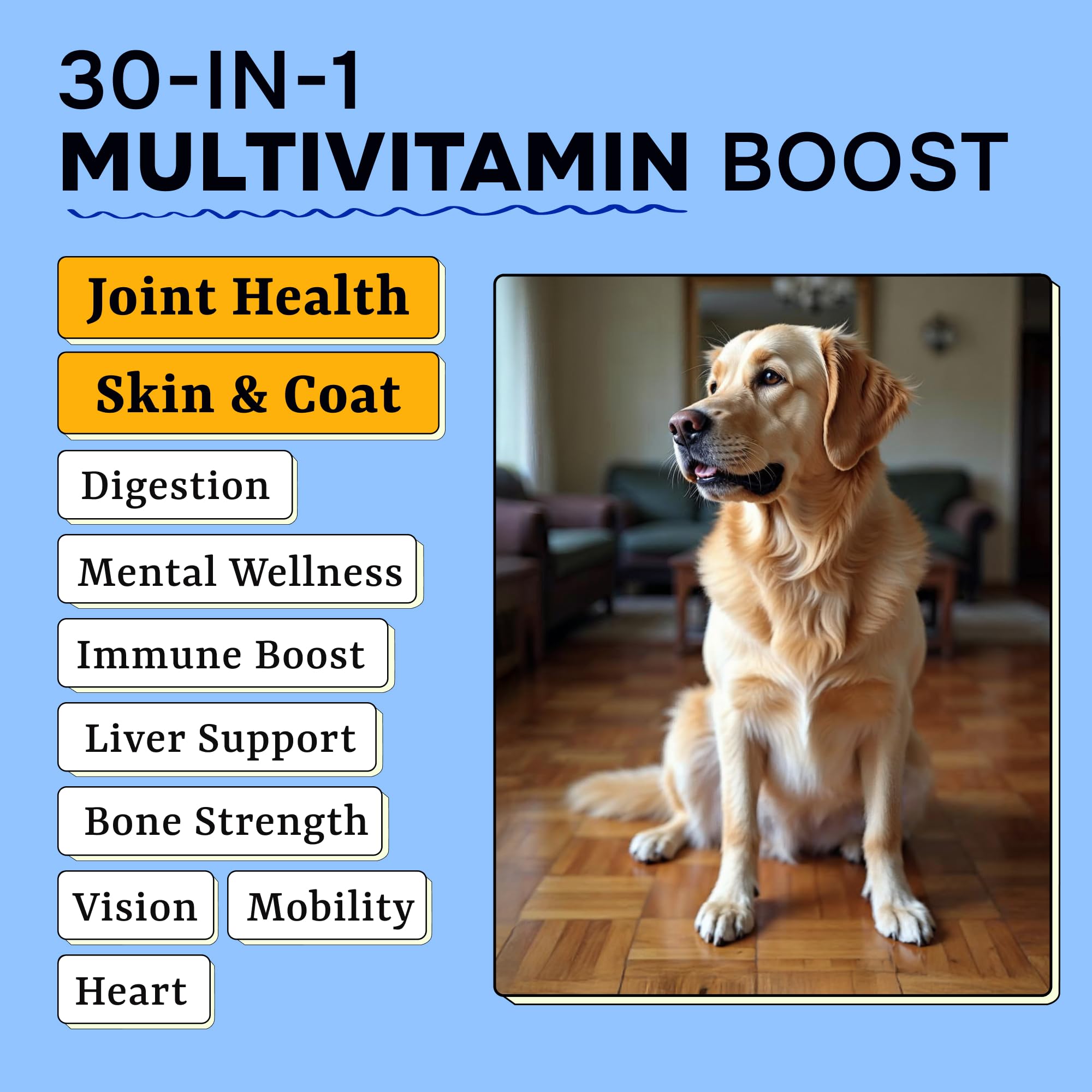 Pawsential chien mange la friandise favorisant adhésion quotidienne