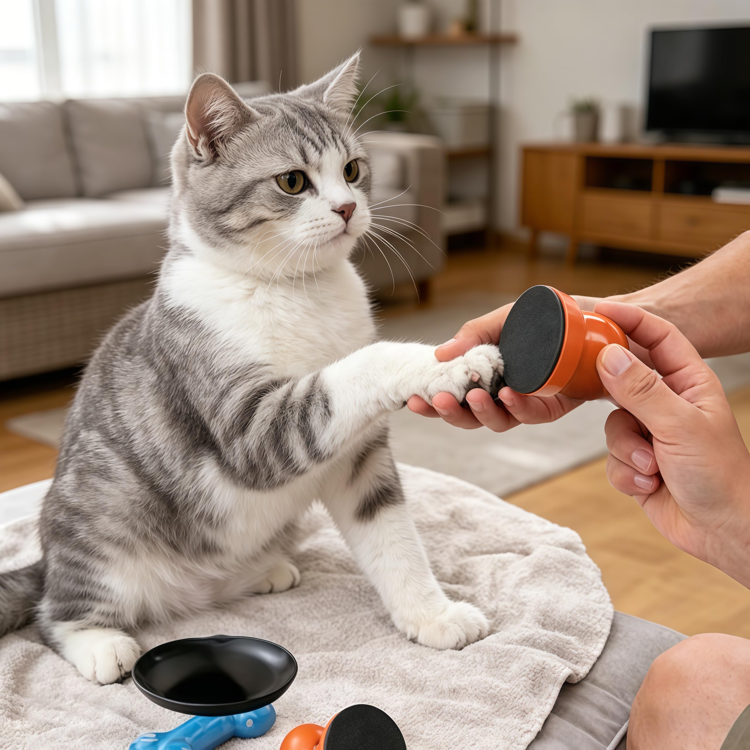 Pawsmooth ensemble des 6 disques remplaçables pour entretien et hygiène