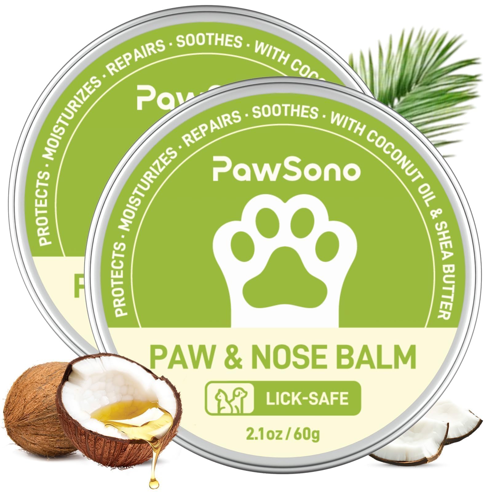 PawSono pot avant-packaging montrant le format pratique et rassurant