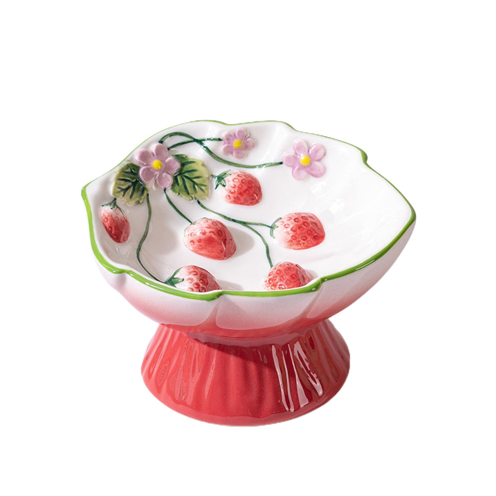 PAWSPIK bol face montrant design fraises et confort esthétique