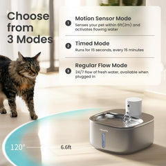 Gros plan acier inoxydable PawsPik soulignant résistance et hygiène