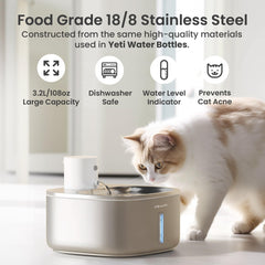 PawsPik BOSS-01 vue de profil avec large réservoir pour moins de remplissages