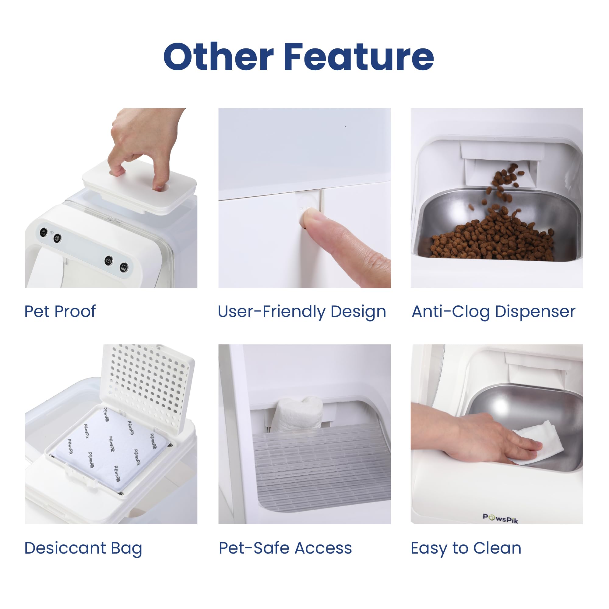 PawsPik design blanc et écran indiquant interface utilisateur claire