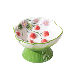 PawsPik vue avant de la gamelle verte, design élégant et stable