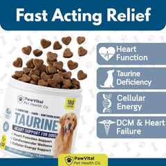 PawVital taurine gros plan sur la texture moelleuse pour acceptation facile