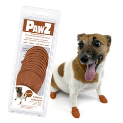 PawZ emballage avant montrant le pack de 12 et l'avantage réutilisable