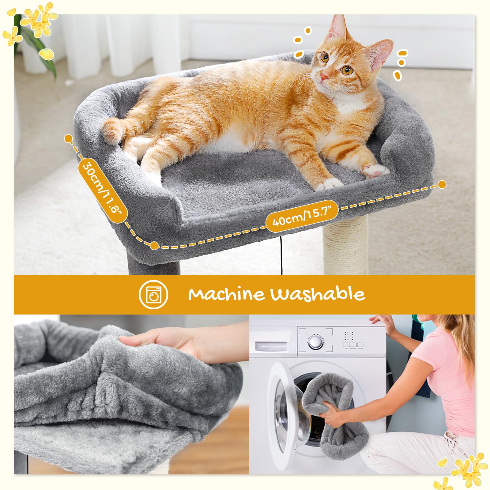 PAWZ Road plateforme rembourrée confortable offrant un espace de repos élevé