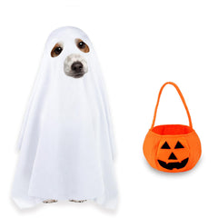 PAYHTOW costume fantôme chien devant, rend le chien charmant