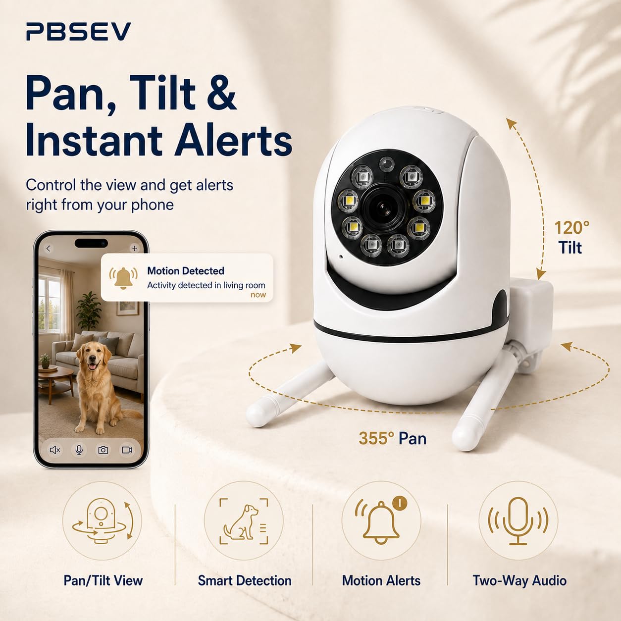 PBSEV image nuit avec infrarouge montrant surveillance efficace en faible luminosité