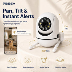PBSEV image nuit avec infrarouge montrant surveillance efficace en faible luminosité