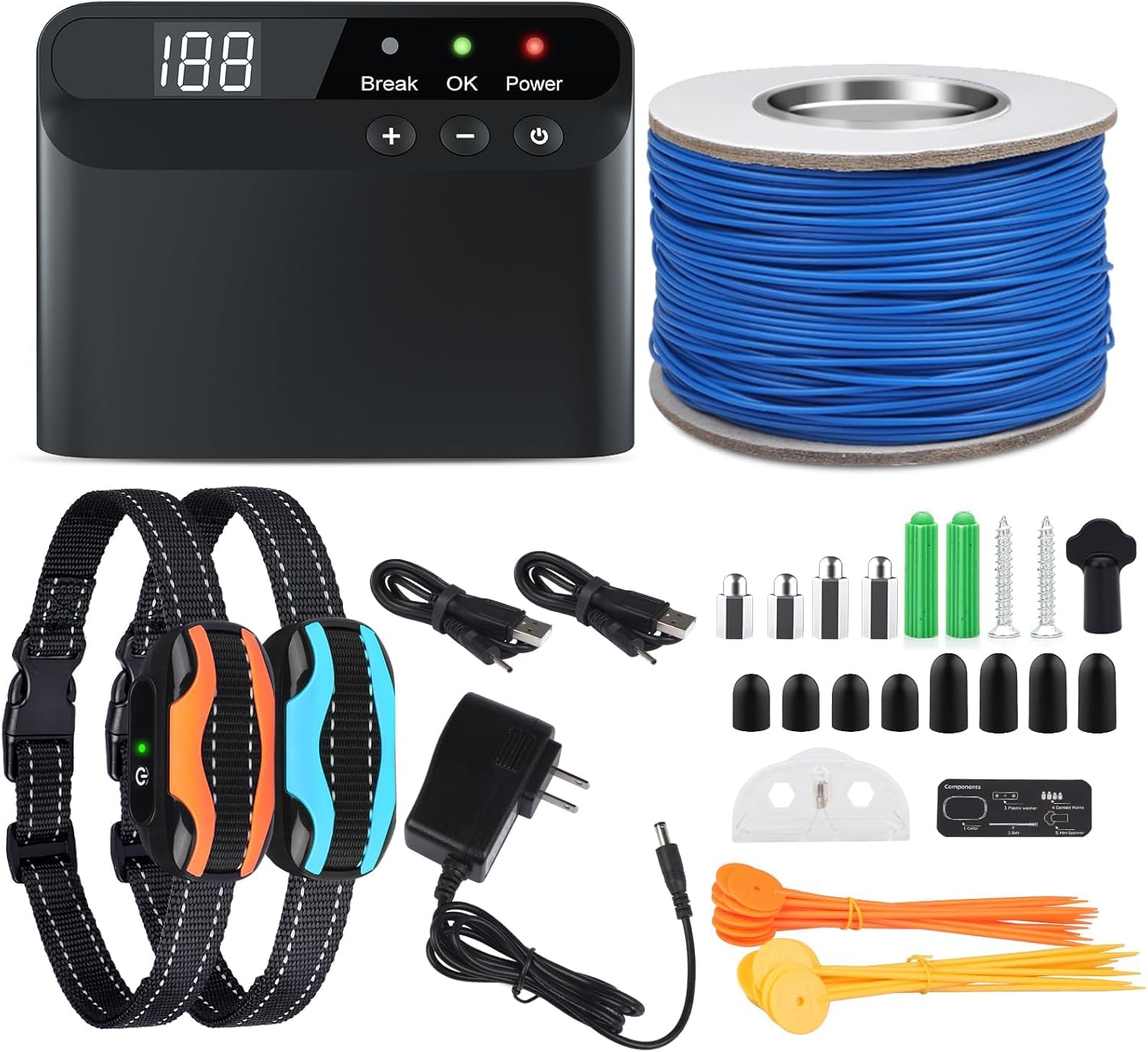 PcEoTllar kit complet avec transformateur, fil et accessoires facilitant l'installation