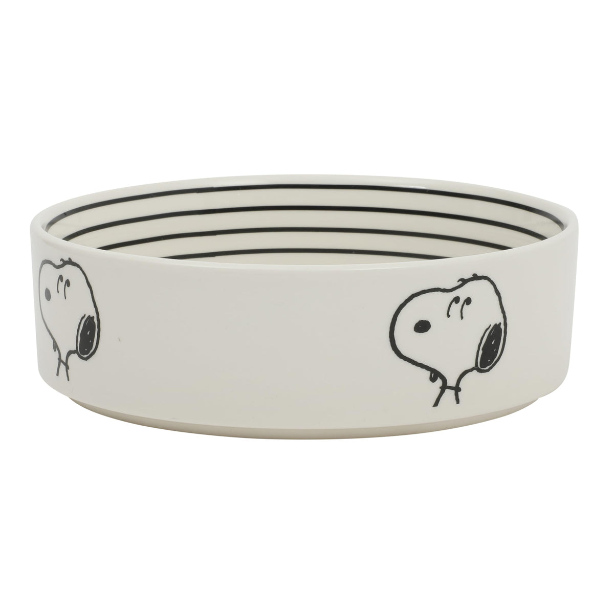 Peanuts gamelle Snoopy face montrant design ludique et attrait visuel