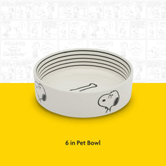 Peanuts gamelle Snoopy texture grès résistante offrant stabilité
