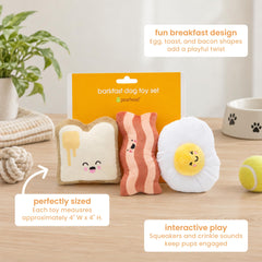 Pearhead gros plan bacon en peluche illustrant son froissement attractif