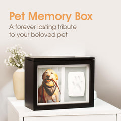 pearhead coffret ouvert avec insert photo 4x6 et espace intérieur visible