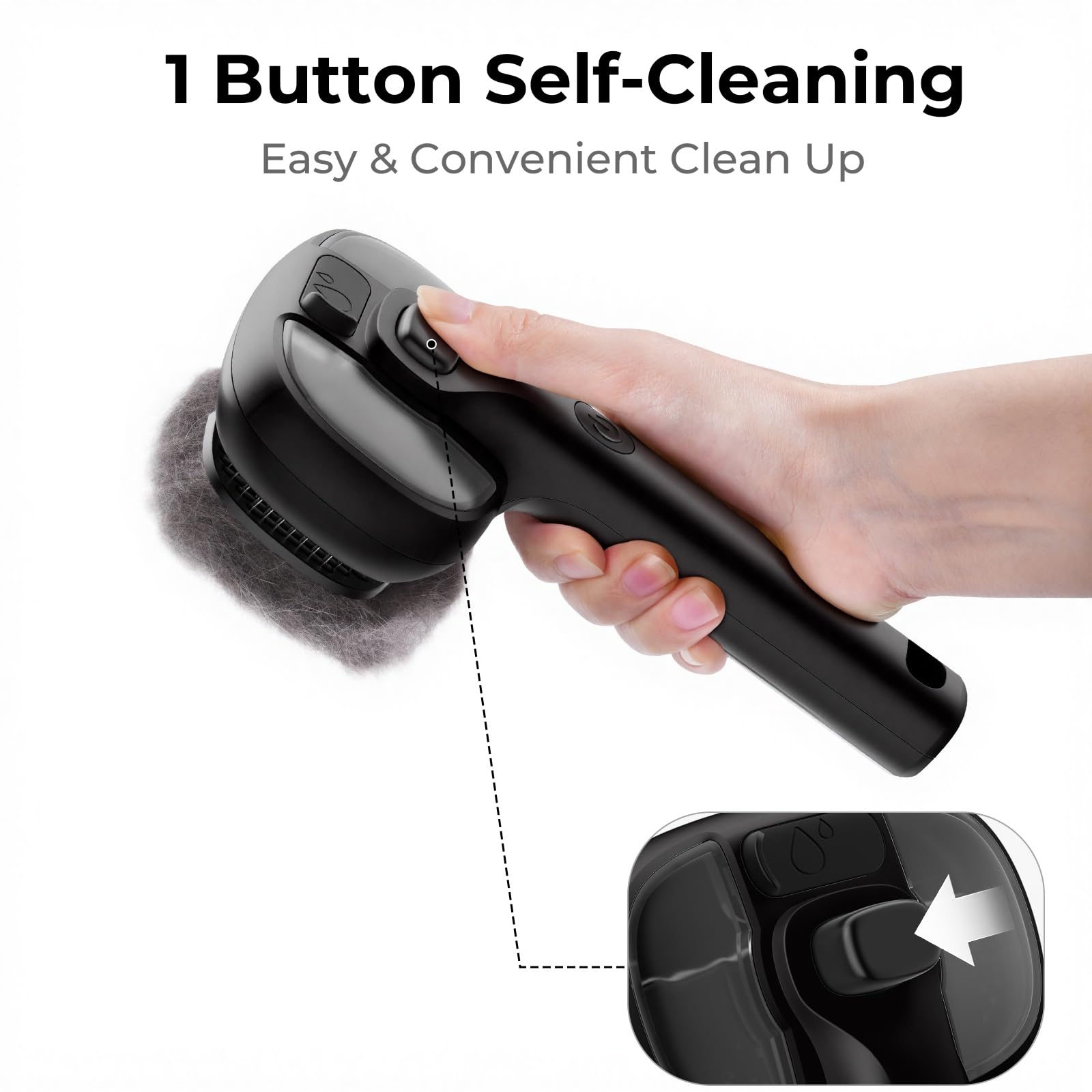 Pecute brosse utilisée sur un Maine Coon pour adoucir et démêler