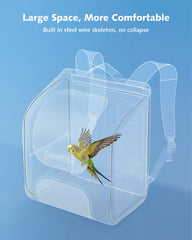 Pecute maille latérale respirante protégeant et ventilant l'oiseau