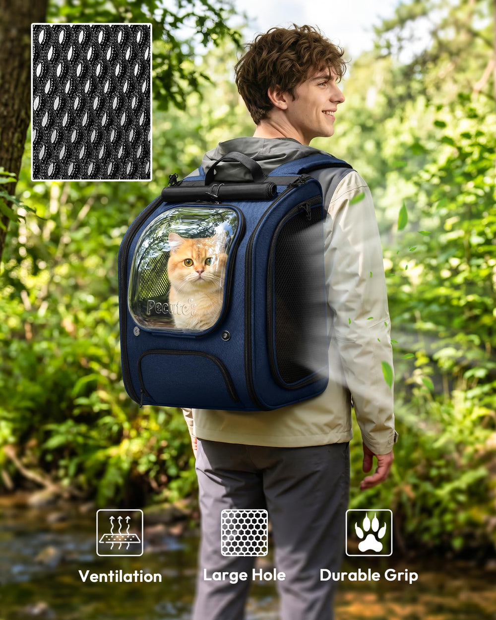 Pecute dos ergonomique EVA pour porteur confortable