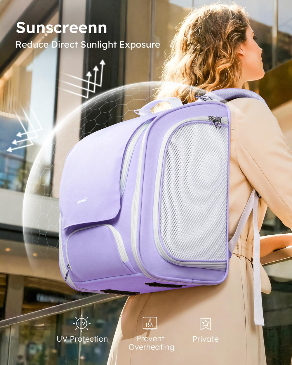Pecute dos EVA ergonomique répartissant le poids sans tirer