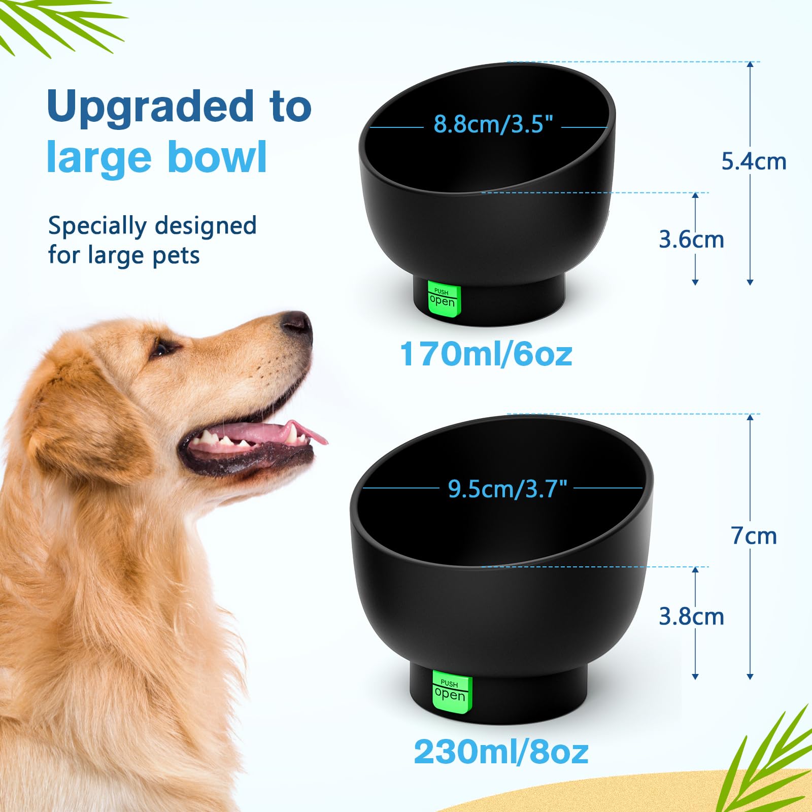 Pecute en usage lors d'une promenade montrant hydratation rapide du chien