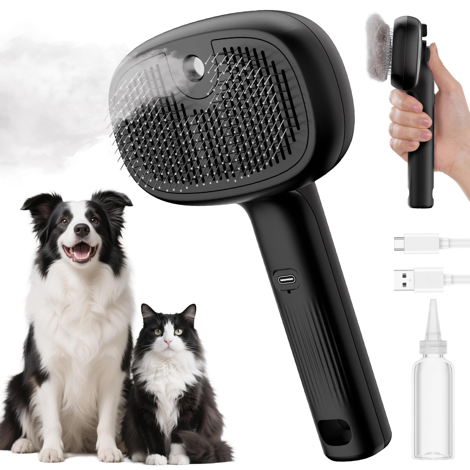 Pecute brosse face avant montrant design ergonomique et commande facile
