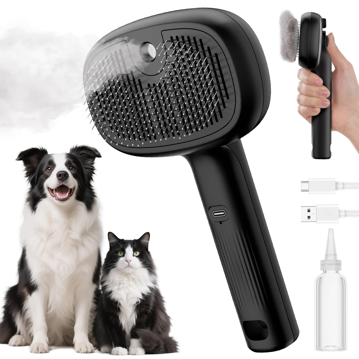 Pecute brosse face avant montrant design ergonomique et commande facile