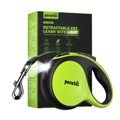 Pecute poignée avec lampe intégrée pour promenades nocturnes plus sûres