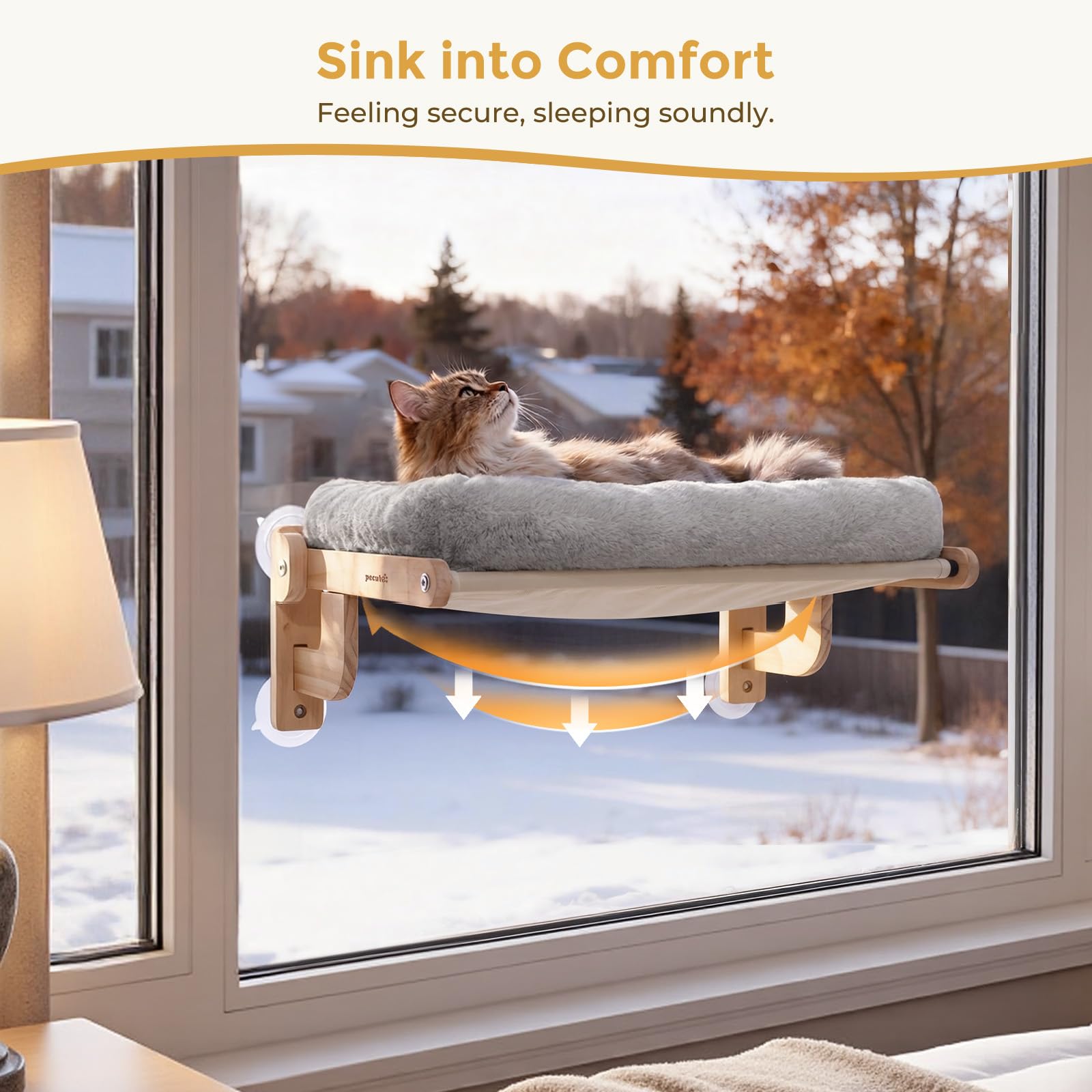 Pecute finition bois pin montrant design moderne et intégration décorative